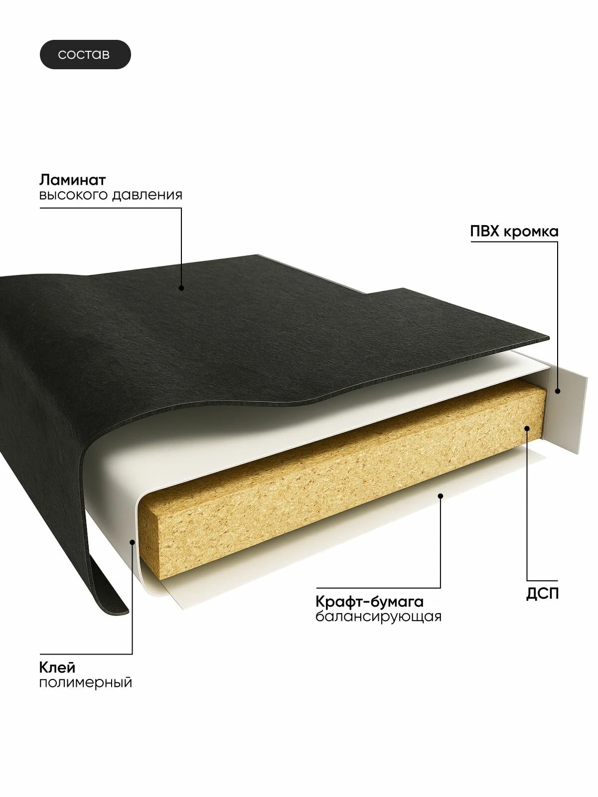 ARNIKA Кухонный гарнитур "Мадлен" 2 м, Белый/Нео/Мраморный берег
